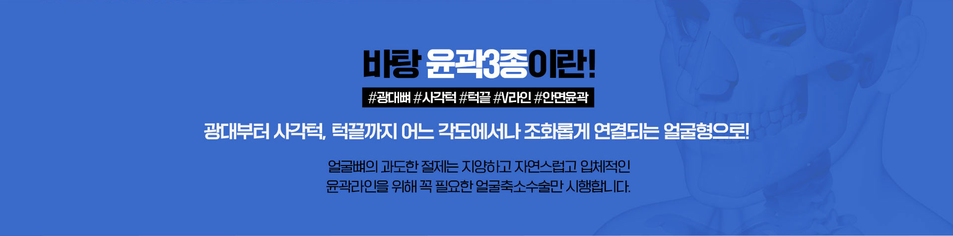 안면윤곽, 바탕윤곽3종, 윤곽3종